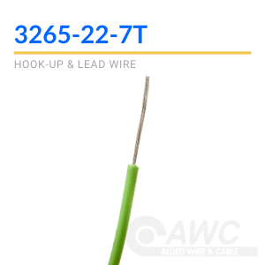 28 AWG, UL 3265 Lead Wire, 7 Strand, 125C, 150V, XLPE, Blue